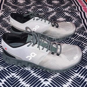 ON Running Mens Cloud X - Glacier/Olive size 8.5